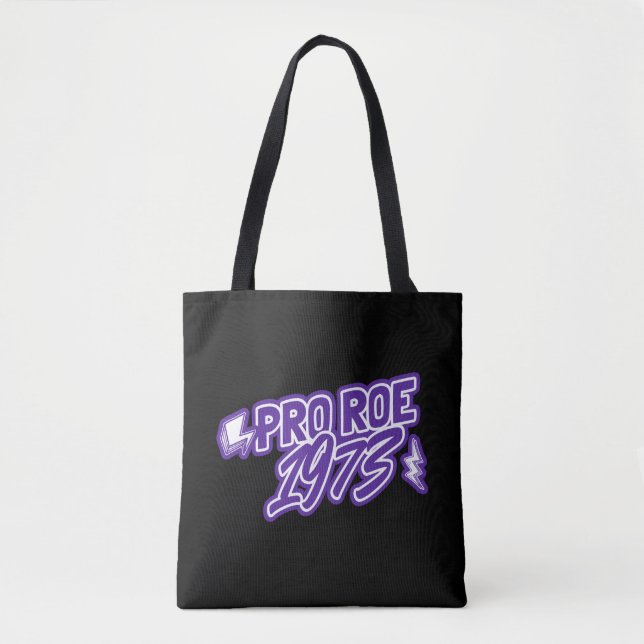 Bolsa Tote Retro Pro Roe 1973 | roe dos direitos das mulheres (Frente)