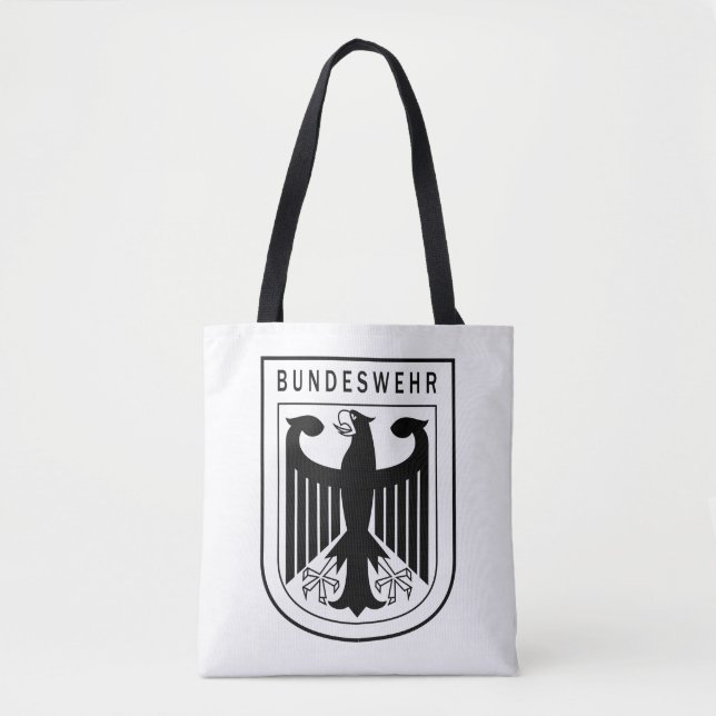 Bolsa Tote Retro - República Federal da Alemanha Bundeswehr (Frente)
