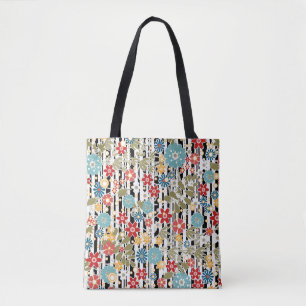 Bolsa Tote Retro, retro floral