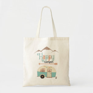 Bolsa Tote Retro RV de Camper Cute Feliz