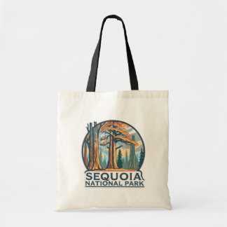 Bolsa Tote retro Sequoia National Park Giant Sequoia Trees
