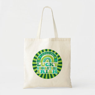 Bolsa Tote Retro Sorte o suficiente para ser Rua irlandesa. D