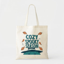 Bolsa Tote Retro Spooky Pumpkin Halloween Cozy Spooky Season