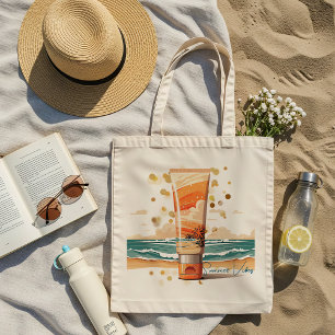 Bolsa Tote Retro Summer Vibes Tote Bag