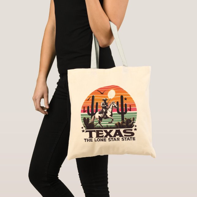 Bolsa Tote Retro Texas (Frente (produto))