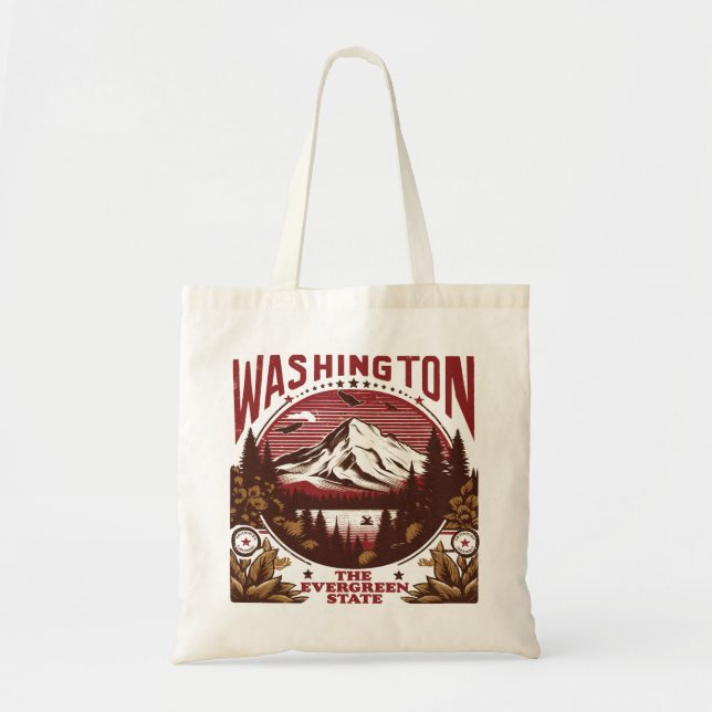 Bolsa Tote Retro Washington (Frente)