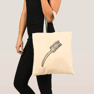 Bolsa Tote Retrócultaria Rustic Vintage Fork