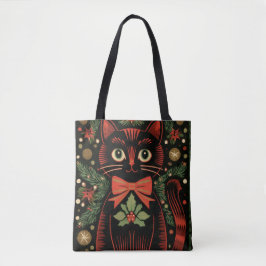 Bolsa Tote RetroXmasCat 