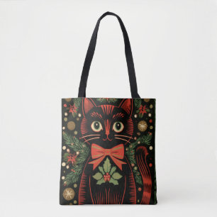 Bolsa Tote RetroXmasCat