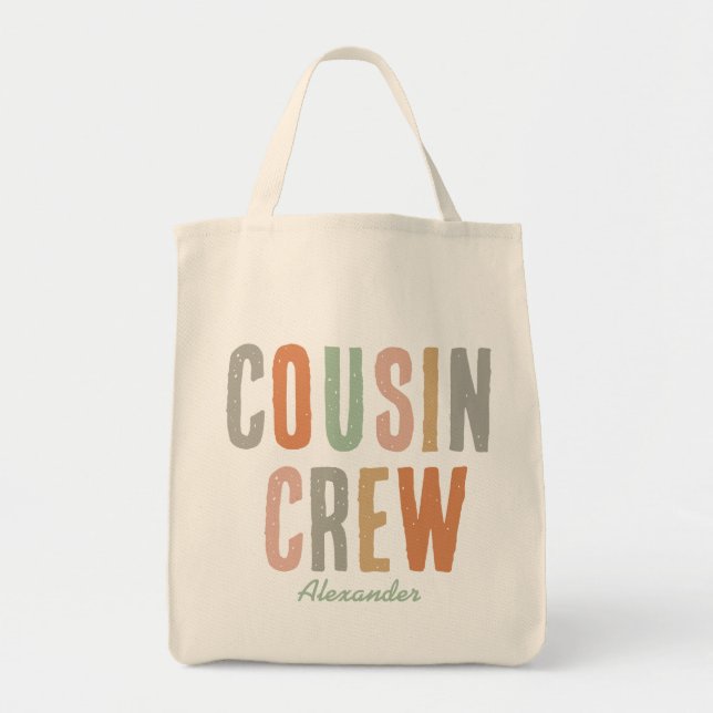 Bolsa Tote Reunião da Família Boho de Combinação de Cousin Cr (Frente)