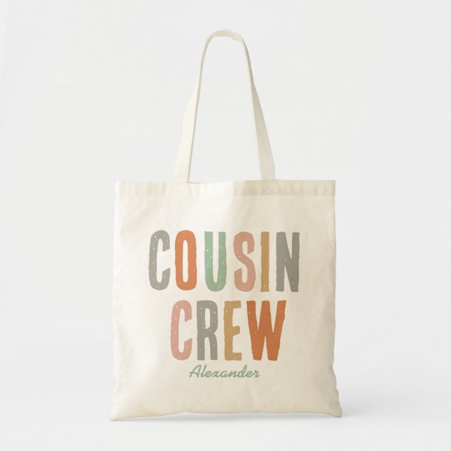 Bolsa Tote Reunião da Família Boho de Combinação de Cousin Cr (Frente)