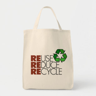 Bolsa Tote Reusar reduz o totebag do reciclar