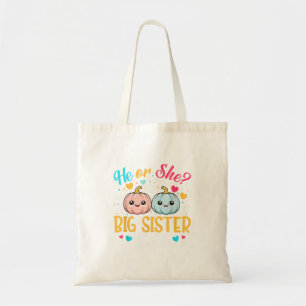 Bolsa Tote Revelação do Sexo da Abóbora de Halloween Ele ou G