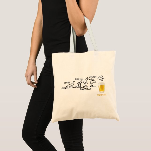 Bolsa Tote Revolução da cerveja (Frente (produto))