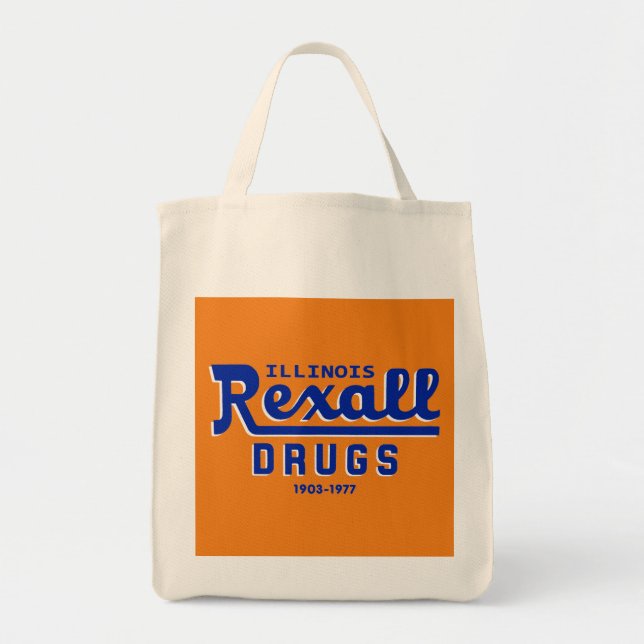 Bolsa Tote Rexall Drug of Illinois - 1903-1977 (Frente)