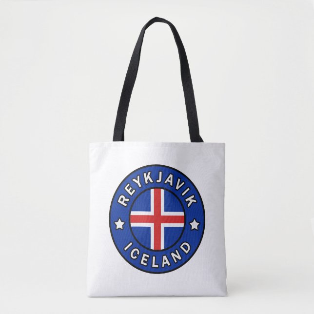 Bolsa Tote Reykjavik Islândia (Frente)