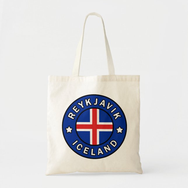 Bolsa Tote Reykjavik Islândia (Frente)