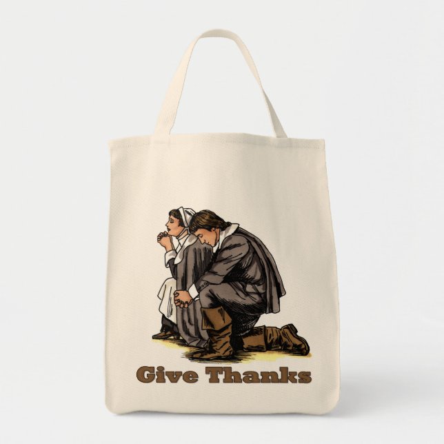 Bolsa Tote Rezando Peregrinos (Frente)