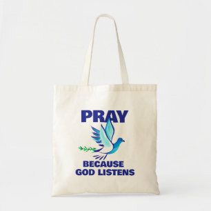 Bolsa Tote REZAR Porque Deus Escuta