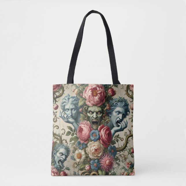 Bolsa Tote Rhapsody Road - Gótica Floral Grotesque (Frente)