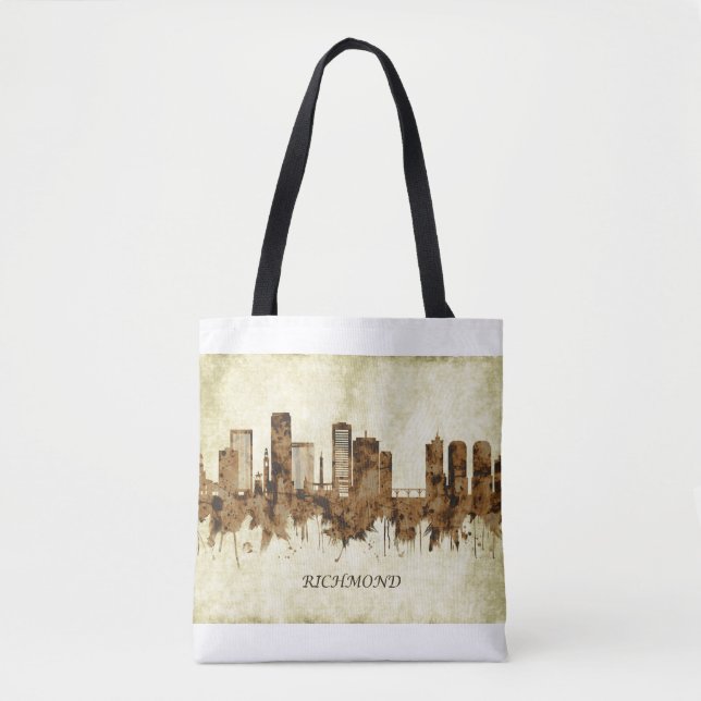 Bolsa Tote Richmond Virginia Cityscape (Frente)