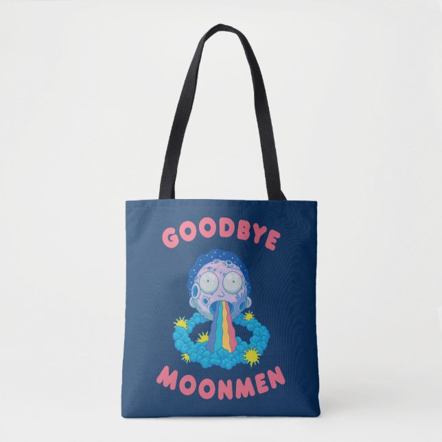 Bolsa Tote RICK E MORTY™ | Adeus, Moonmen (Frente)