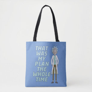 Bolsa Tote RICK E MORTY™   Esse Era O Meu Plano O Tempo Tod