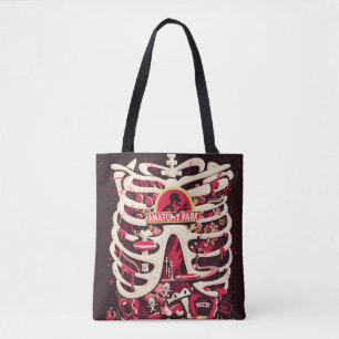 Bolsa Tote RICK E MORTY™ Gaiola de Costelas do Anatomy Par