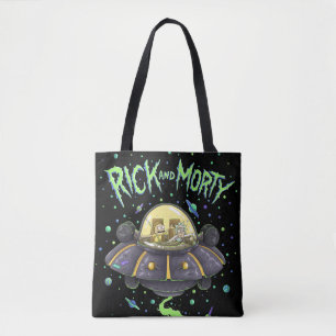 Bolsa Tote RICK E MORTY™ Gráfico de voo espacial ilustrad