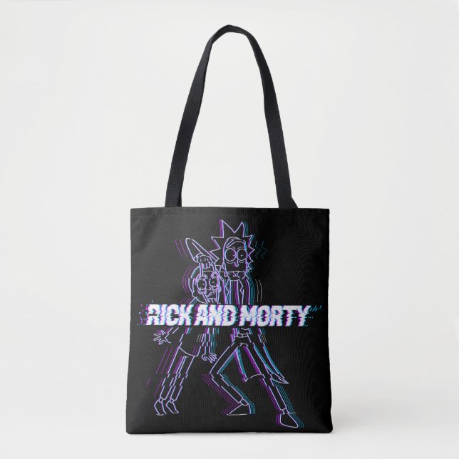 Bolsa Tote RICK E MORTY™ | Rick E Morty Com Perturbações (Frente)