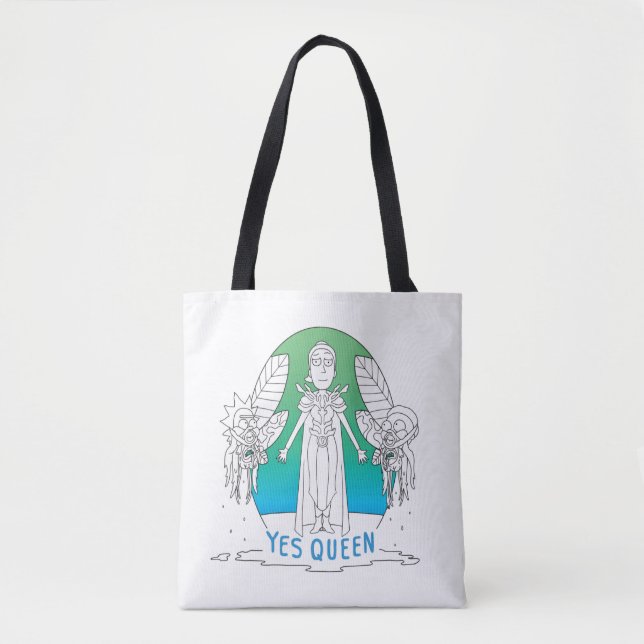 Bolsa Tote RICK E MORTY™ | Sim Rainha (Frente)
