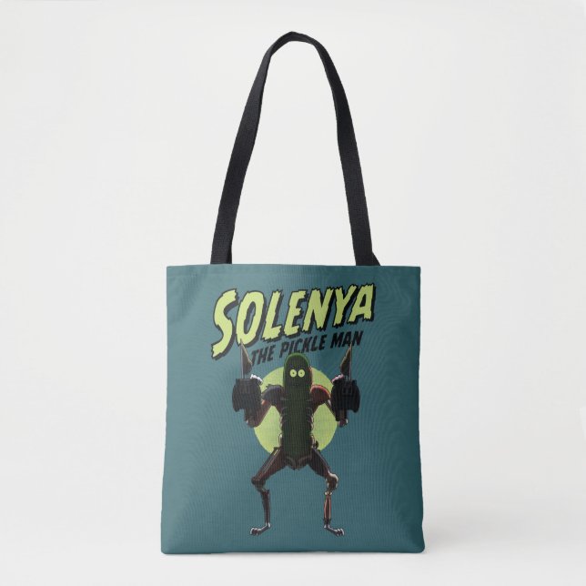 Bolsa Tote RICK E MORTY™ | Solenya - O Pickle Man (Frente)