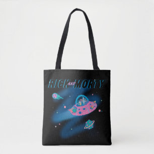 Bolsa Tote RICK E MORTY™   Viajar Pelo Espaço