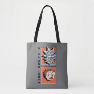 Bolsa Tote Rick Pixelverso e Gráfico do Painel Morty