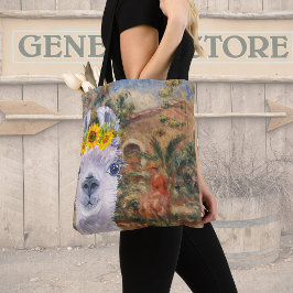 Bolsa Tote Rico Llama e a Farmhouse de Renoir