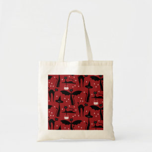 Bolsa Tote Rico MCM Halloween Vestir Gatos Minimalistas Verme