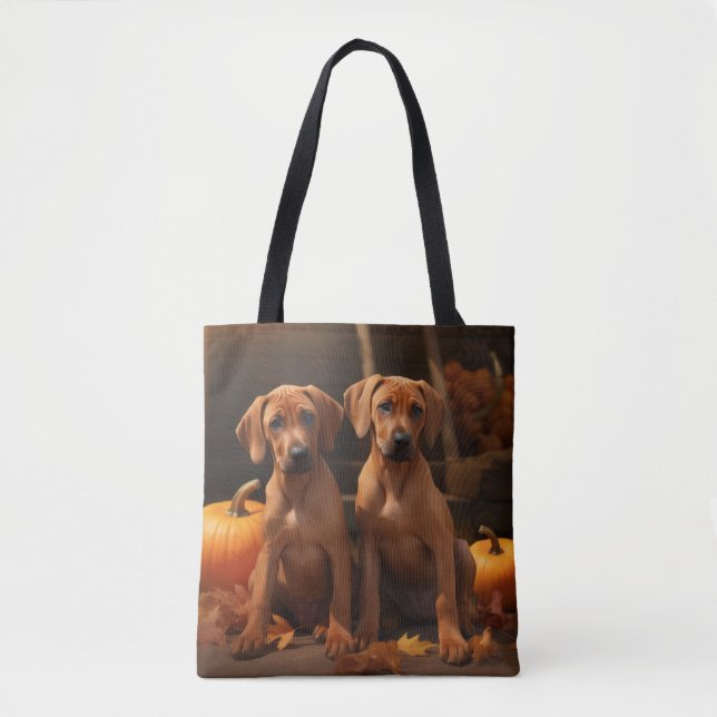 Bolsa Tote Ridgeback Ridgeback Puppy Autumn Delight Pumpkin (Frente)