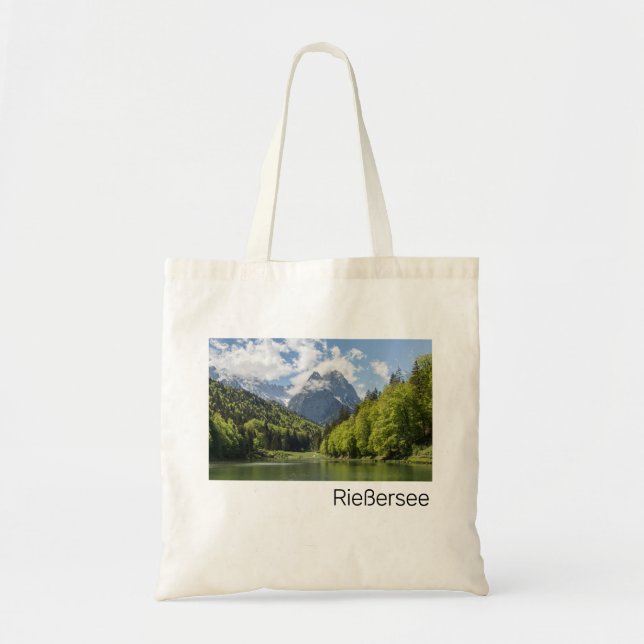 Bolsa Tote Riessersee Alps Garmisch Partenkirchen Bavaria (Frente)