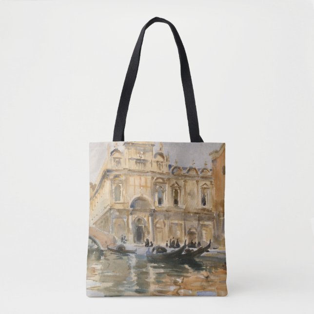Bolsa Tote Rio dei Mendicanti, Veneza de John Singer Sargent (Frente)