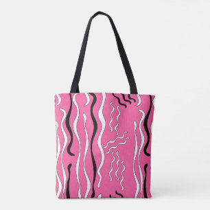 Bolsa Tote Riscos de Rockabilly