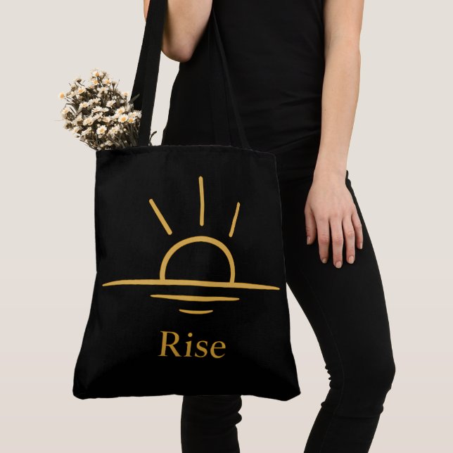 Bolsa Tote Rise — Minimalist Sunrise (Close Up)
