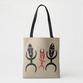 Bolsa Tote Ritmo tribal abstrato africano