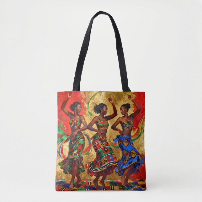 Bolsa Tote Ritmos em Cor – Celebração da História Negra (Frente)