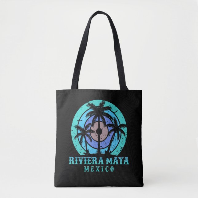 Bolsa Tote Riviera Maya México (Frente)