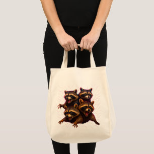 Bolsa Tote Rizz Em Com O Tism Meme Autismo Guaxinim Engraçado