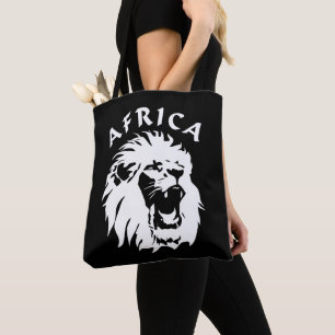 Bolsa Tote Roaring Lion Face África