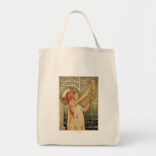 Bolsa Tote Robette Absinthe Advertisement Poster (Frente)