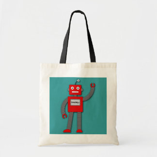 Bolsa Tote Robi o saco retro do robô
