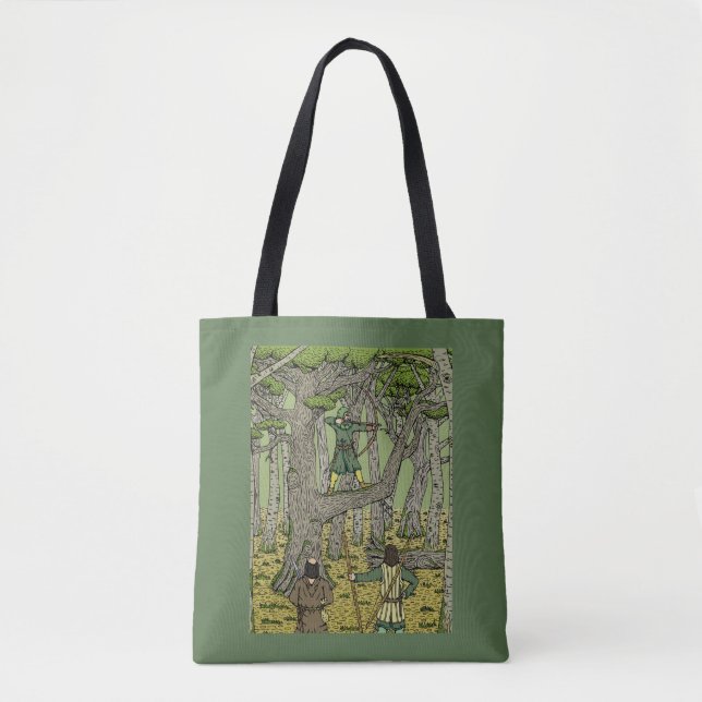 Bolsa Tote Robin Hood na Floresta Sherwood (Frente)