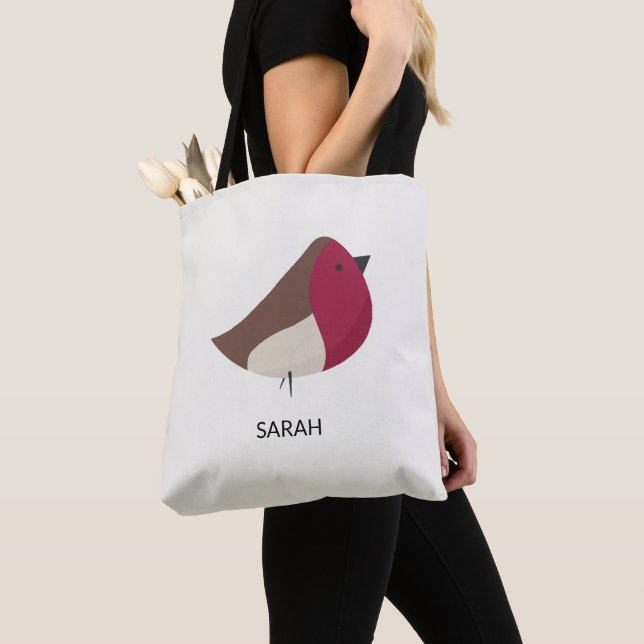 Bolsa Tote Robin Redbreast (Close Up)